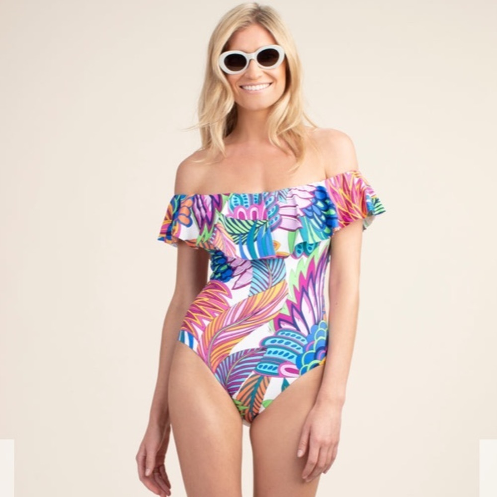 22. Trina Turk Ruffle Swimsuit - Picture 13 of 16